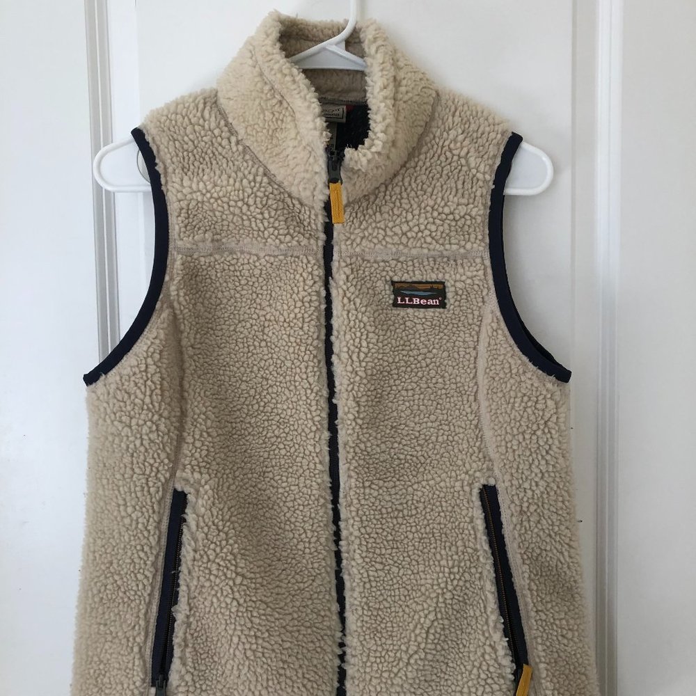 LL Bean Sherpa Vest | S |